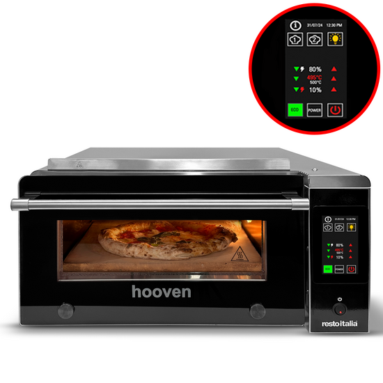 OUTLET - PICCOLI DIFETTI ESTETICI - Resto Italia Hooven 341 Digitale - Forno elettrico per pizza - Display digitale