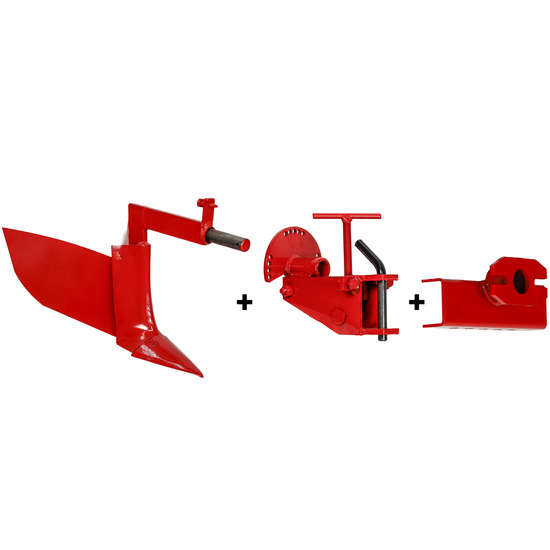 Assolcatore AS1-5 con attacco a due bulloni registrabile e barra portattrezzi - Per motocoltivatori da 6-10HP