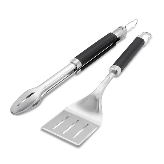 Kit pinze e spatola Precision per barbecue Weber