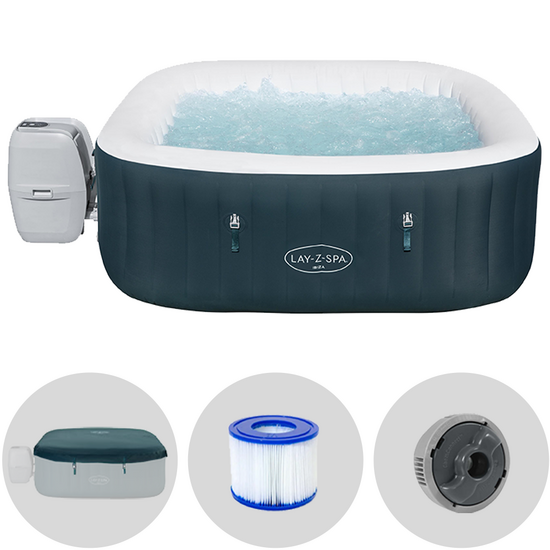Bestway Lay-Z-Spa Ibiza AirJet 6002U - Ø180x66 cm - Piscina idromassaggio spa per 4-6 Persone
