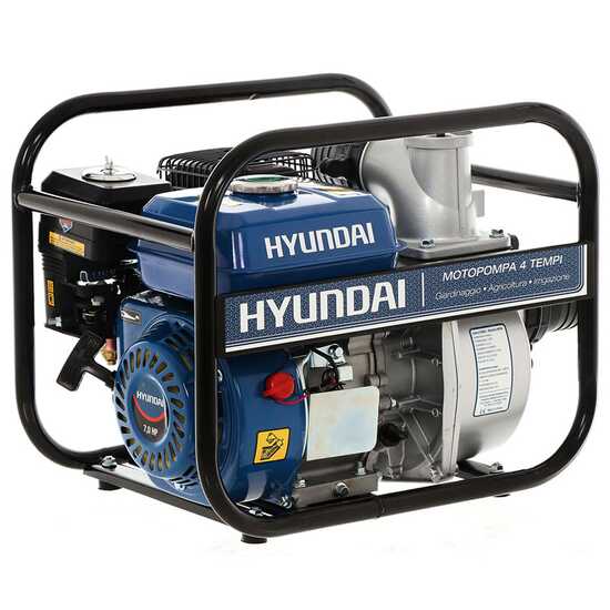 OUTLET - DIFETTI ESTETICI - Hyundai 35604 - Motopompa a scoppio autoadescante - Raccordi 80 mm