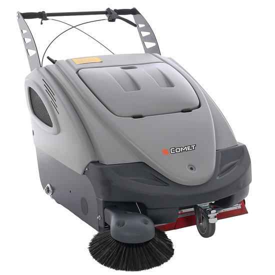 Comet CSW 900B - Spazzatrice semovente a batteria con cesto di raccolta - 12V - SENZA BATTERIE E CARICABATTERIE