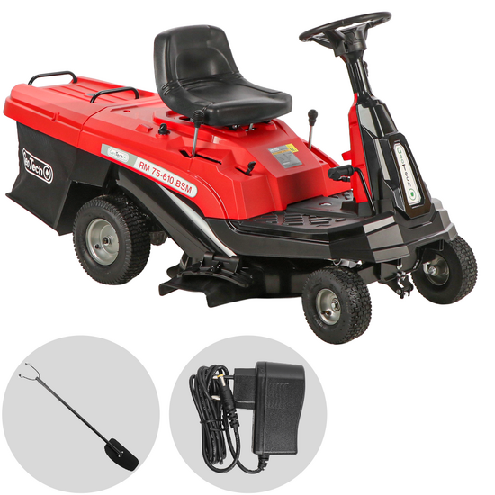 Geotech RM 75-610 BSM - Trattorino tagliaerba mini-rider con cambio meccanico - Motore da 224cc