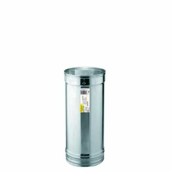 Prolunga canna fumaria cm 50 in acciaio inox Ø 13 cm per Forni a legna