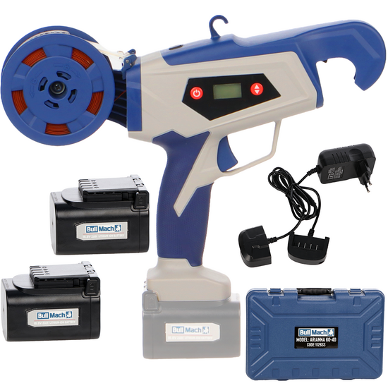 OUTLET - UTILIZZATO PER PROVA - Bullmach Arianna 60-40 - Legatrice per vigneto a batteria - 2 x 16.4V 2Ah