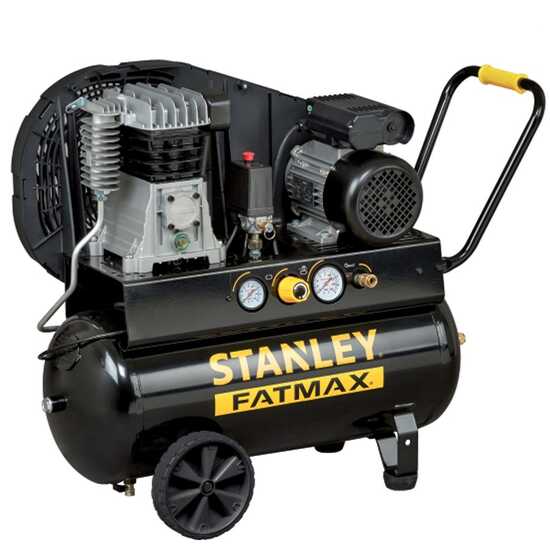 OUTLET - PICCOLI DIFETTI ESTETICI - Stanley Fatmax B 255/10/50 - Compressore aria elettrico monofase a cinghia - Motore 2 HP - 50 lt