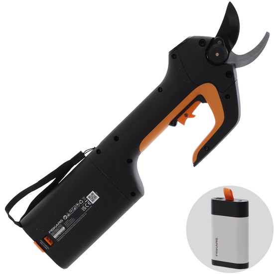 Fiskars ePruner L Bypass - Forbice elettrica da potatura - IN REGALO 1 BATTERIA DA 12V 4Ah!