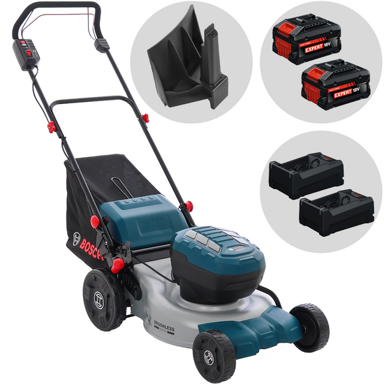 Bosch Professional GRA 18V2-46 SP - Tagliaerba a batteria - 2x18V 5.5Ah - Taglio 46 cm