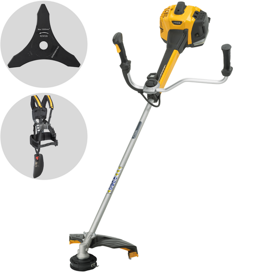 Stiga BC 760 B - Decespugliatore a scoppio professionale - Impugnatura doppia