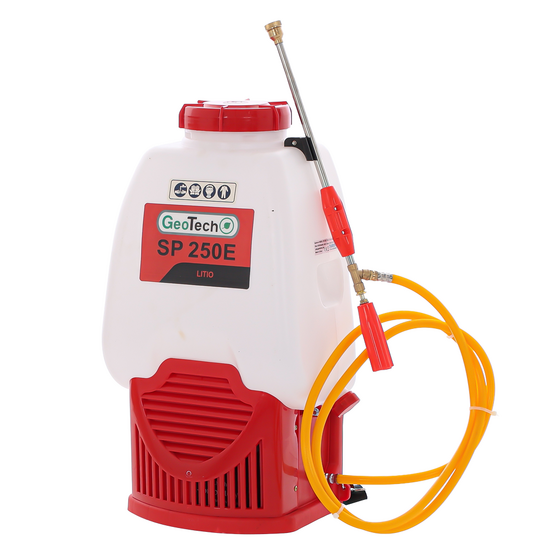GeoTech SP 250 E - Pompa irroratrice spalleggiata a batteria - 25L