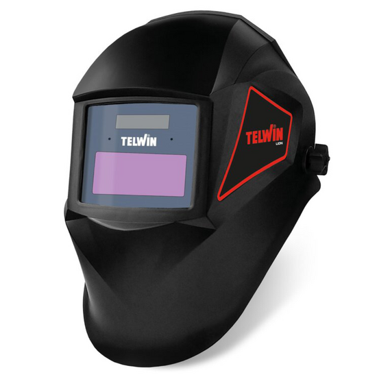 Telwin Lion - Maschera a caschetto per saldatura MMA/TIG e MIG-MAG