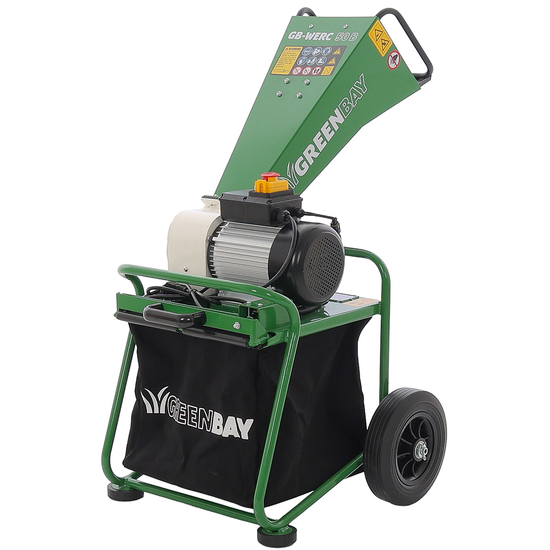 GreenBay GB-WERC 50 B - Biotrituratore elettrico - Con cesto di raccolta