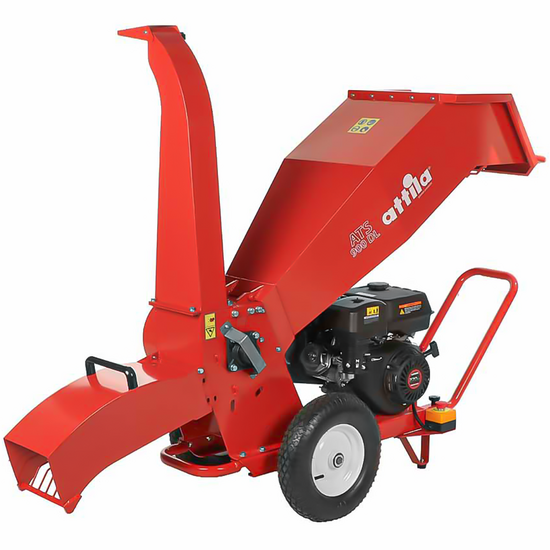 Attila ATS 900 DL - Biotrituratore a scoppio - Motore a benzina Loncin da 270cc - Doppia configurazione di scarico