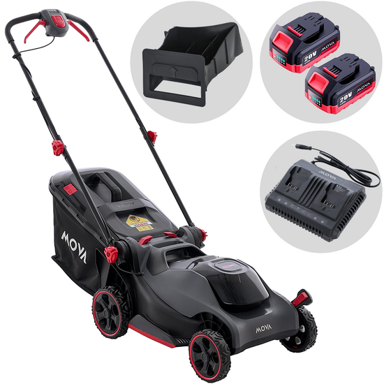 MOVA GL417 - Tagliaerba a batteria - 40V 4Ah - Taglio 43 cm