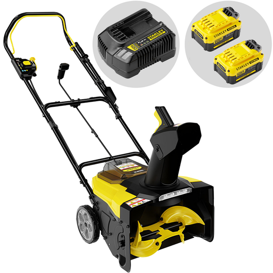 Stanley Fatmax SCSNP460R2-QW - Spazzaneve a batteria - 2 x 18V 6Ah