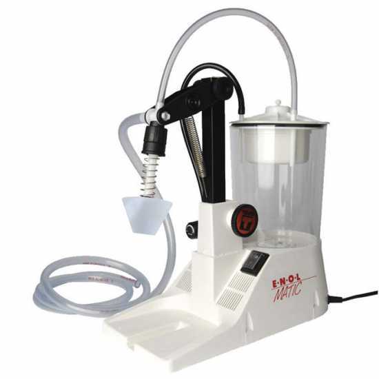 Tenco Enolmatic - Imbottigliatrice elettrica da banco per bottiglie a collo largo