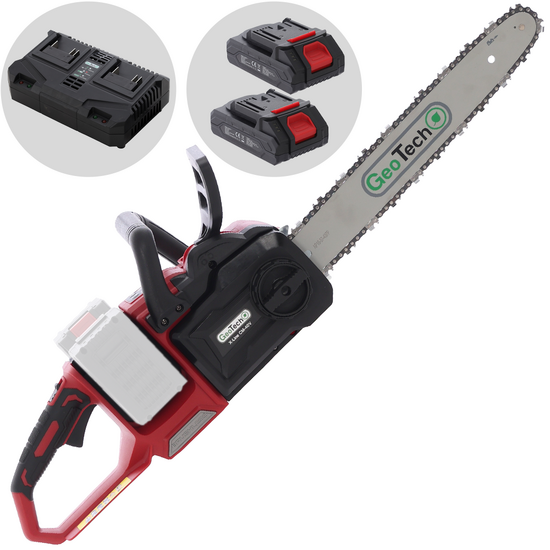 GeoTech X-Line CM-40V - Elettrosega a batteria - Barra 40 cm - 40V 2Ah