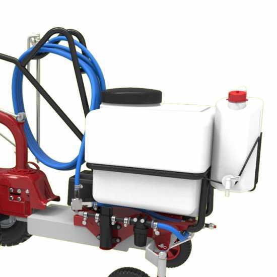 Accessorio botte per irrorazione 50 lt con pompa elettrica e batteria integrata per P70