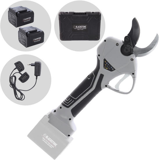 Blackstone GPX 40 - Forbice elettrica da potatura - 2 x 21V 4Ah - Diametro di taglio 40mm
