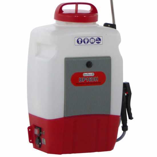 GeoTech BP16DH - Pompa irroratrice spalleggiata a batteria - 16L