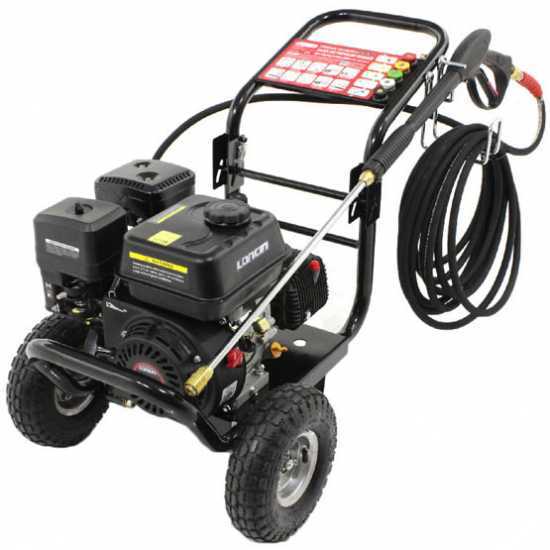 GeoTech-Pro PWP 12/205 ZW Idropulitrice a scoppio - 206 bar - Motore Loncin a benzina 196cc
