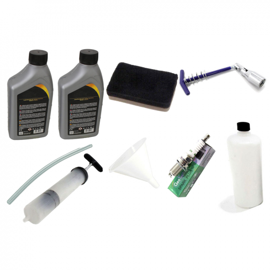 Set ricambi ed accessori manutenzione motore a scoppio per generatore di corrente