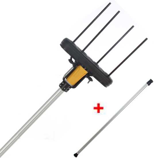 Volpi Giulivo 4YOU - Abbacchiatore elettrico a batteria - 240-370 cm scuotitore per olive su asta + prolunga