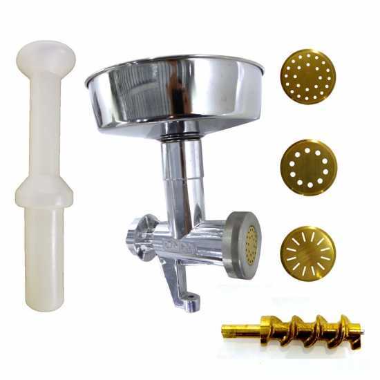 Kit Torchio Pasta OM45001 per New O.M.R.A. Miniprofessional con pestello e tre trafile