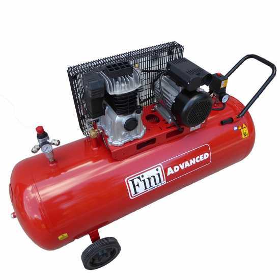 Fini Advanced MK 103-200-3M - Compressore aria elettrico monofase a cinghia - motore 3 HP - 200 lt