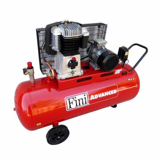 Fini Advanced BK 119-270L - Compressore aria elettrico trifase a cinghia - motore 5.5 HP - 270 lt