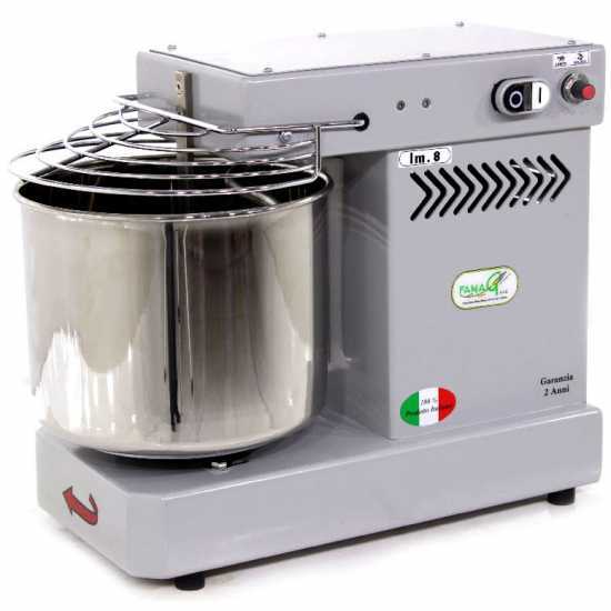 Famag IM 8/230 10 Velocit&agrave; Silver - Impastatrice a spirale 8 Kg