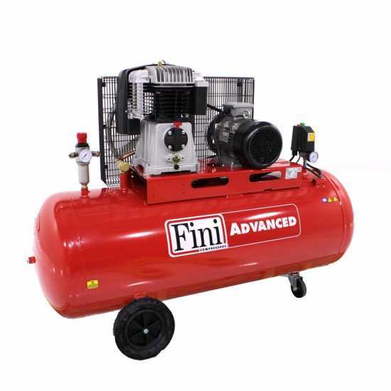 Fini Advanced BK 114-270L - Compressore aria elettrico trifase a cinghia - Motore 5.5 HP - 270 lt