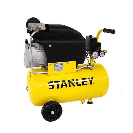 Stanley D210/8/50 - Compressore aria elettrico monofase - Motore 2 HP - 50 lt