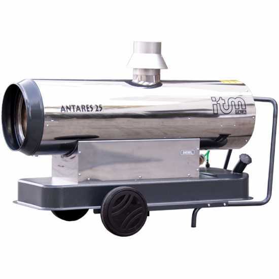 ITM ANTARES 25 INOX - Generatore di aria calda a gasolio indiretto - 25 kw