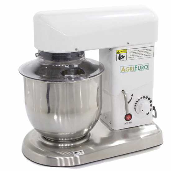 Impastatrice planetaria FP105 - Vasca INOX 5L - Multi attrezzo con Variatore