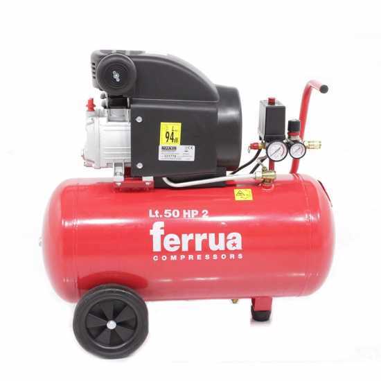 Ferrua RC 2 50 CM2 - Compressore aria elettrico monofase - Motore 2 HP - 50 lt 