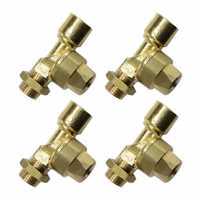 Kit 4 pezzi - Valvole antigoccia per getti e nebulizzatori - Attacco 3/8 MG - 3/8 GF
