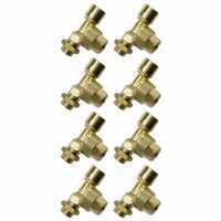 Kit 8 pezzi - Valvole antigoccia per getti e nebulizzatori - Attacco 3/8 MG - 3/8 GF