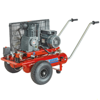 Airmec 410 L/min - Motocompressore con motore elettrico - Compressore da cantiere