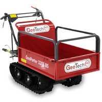 GeoTech Pro GeoPorter 330E BS - Motocarriola cingolata cassone estensibile con 4 rulli - 300Kg
