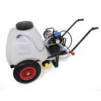 Kit motopompa irrorazione - Pompa Comet MC25 con motore elettrico con carrello e serbatoio 120L