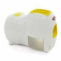 Reber Fido 9250 BG Bianco/Giallo - Grattugia elettrica da tavolo - 140W