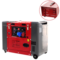 GeoTech-Pro DGP8500SE-3 - Generatore di corrente silenziato carrelalto con AVR 6 kW - Continua 5.5 kW Full-Power + ATS Monofase