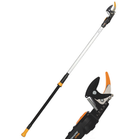 Fiskars UPX86 - Forbicione da potatura telescopico professionale - asta 240/400 cm - &Oslash; 32mm