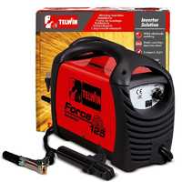 Telwin Force 125 - Saldatrice Inverter (MMA) + Valigetta, corrente continua (DC)