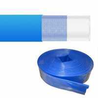 Lunghezza 20 mt - Tubo piatto (manichetta) retato alta qualit&agrave; diametro 32 mm - di mandata