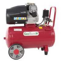 GeoTech AC50-10-30VC - Compressore aria elettrico 50 lt aria compressa - motore 3 HP