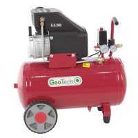 GeoTech AC 50-10-25C - Compressore aria elettrico 50 lt aria compressa - motore 2.5 HP