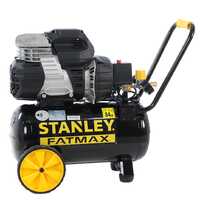 Stanley Sil Air 244/24  - Compressore aria elettrico monofase silenziato, oil-less - Motore 1.5 HP - 24 lt