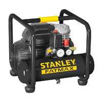 Stanley Vento Rollcage OL244/6 PCM - Compressore aria elettrico monofase silenziato, oil-less - Motore 1.5 HP - 6 lt